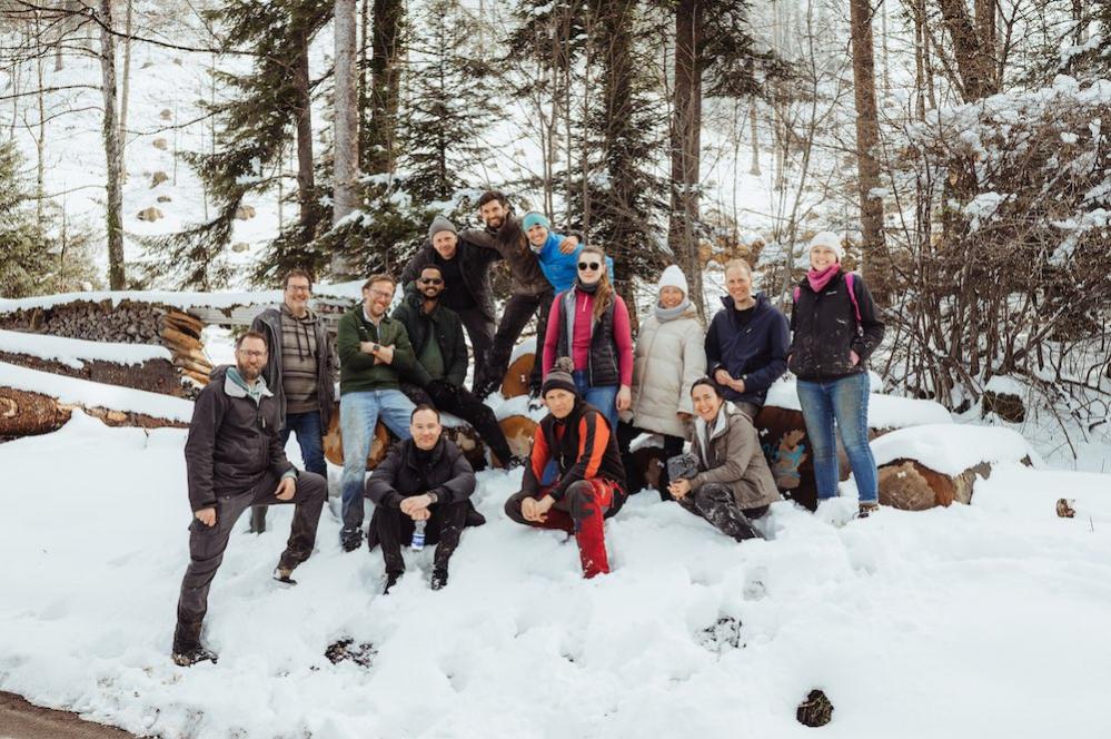 Restor team on a forest restoration day in Switzerland