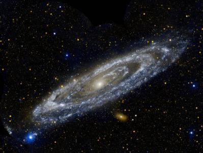Andromeda Galaxy, a large spiral galaxy